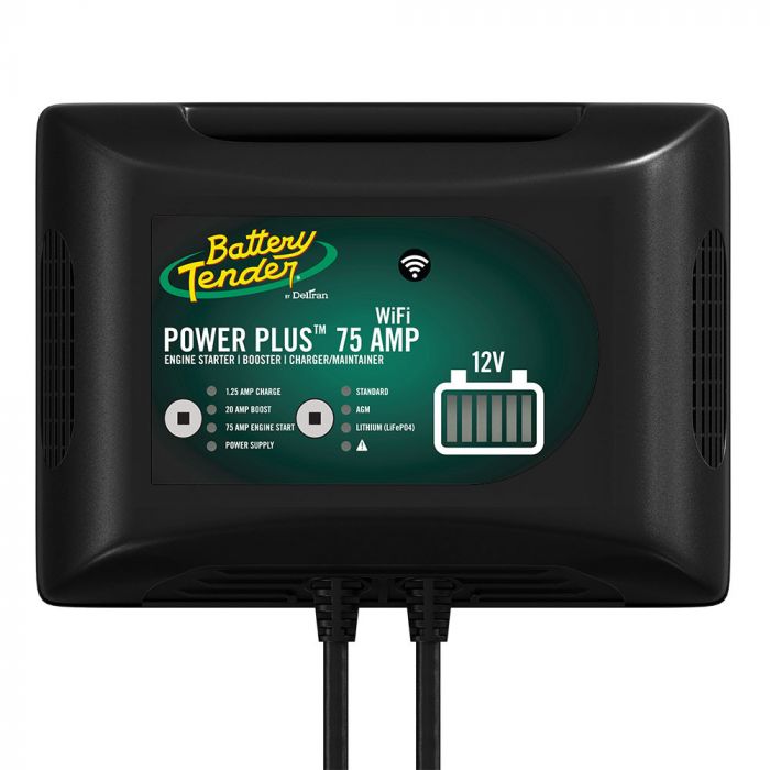 BATTERY TENDER POWER PLUS WIFI 12V-1.25A/ 12V-20A/ 12V-75A