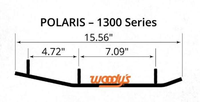 WOODYS DOOLY RUNNER 8"X60 DEGREE