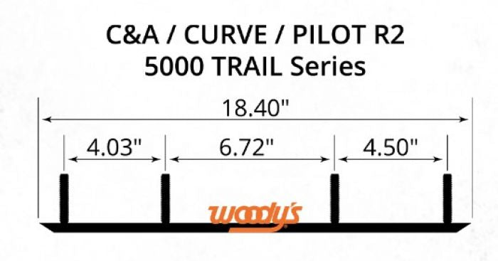 8"X 60 DOOLY CARBIDE RUNNER C&A SKIS