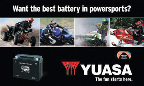 YUASA BATTERY BANNER