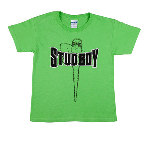 STUD BOY 2013 LIME KIDS T-SHIRT X-LARGE