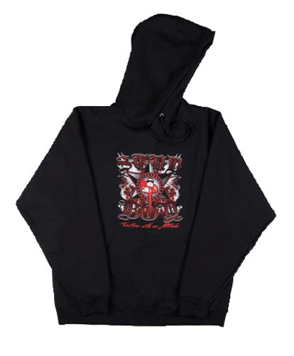 STUD BOY BLACK HOODIE MED