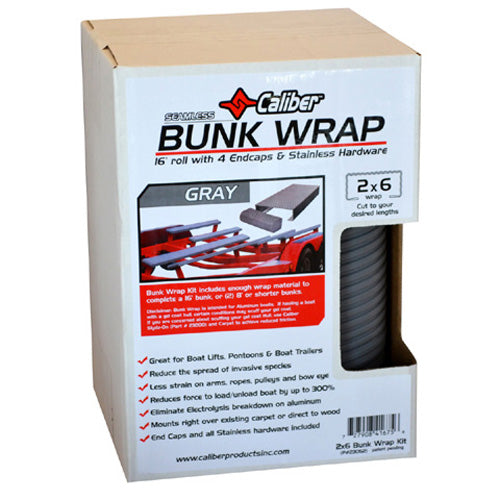 BUNKWRAP KIT GREY (16'X2X6" W/END CAPS)