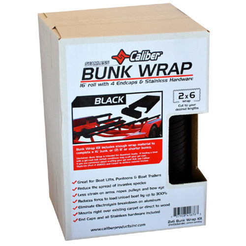 BUNKWRAP KIT BLACK (16'X2X6" W/END CAPS)