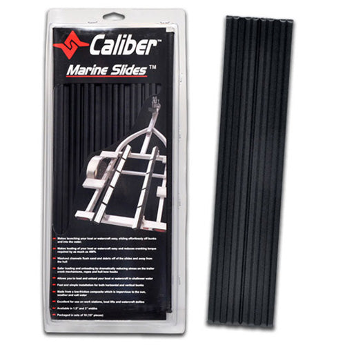 MARINE SLIDES 1.5" X 15" BLACK- 10 / PACK