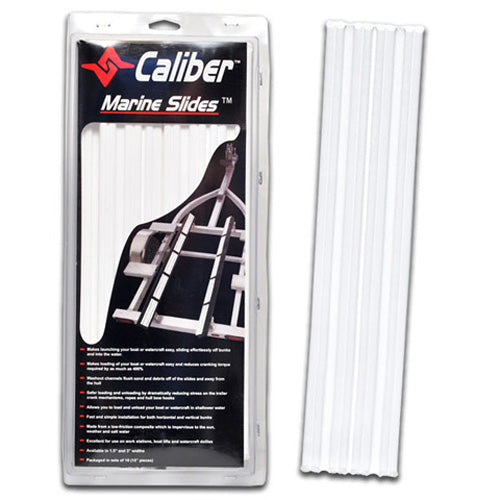 MARINE SLIDES 1.5" X 15" WHITE- 10 / PACK