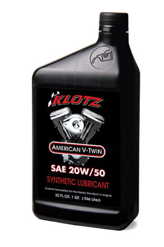 KLOTZ V-TWIN 20W50 OIL (QT)