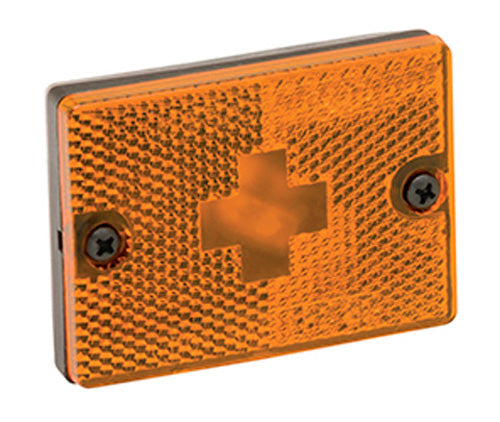 CLEARANCE/SIDE MARKER, AMBER, STUD MOUNT