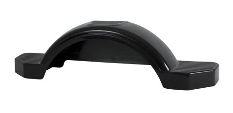 PLASTIC FENDER, 12" TIRE SIZE,BLACK