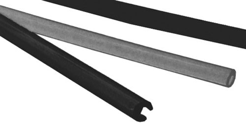 WINDSHIELD TRIM BLACK 1.00X60"