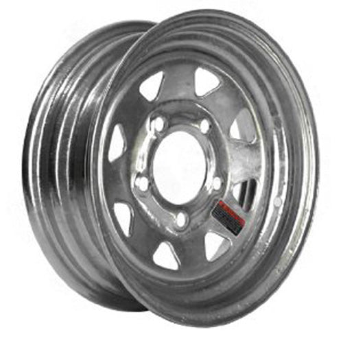 12" WHEEL 5 HOLE GALVANIZED SPOKED