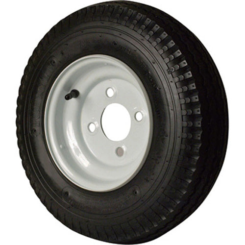 570 X 8 (C) TIRE AND WHEEL 4 HOLE GALVANIZED