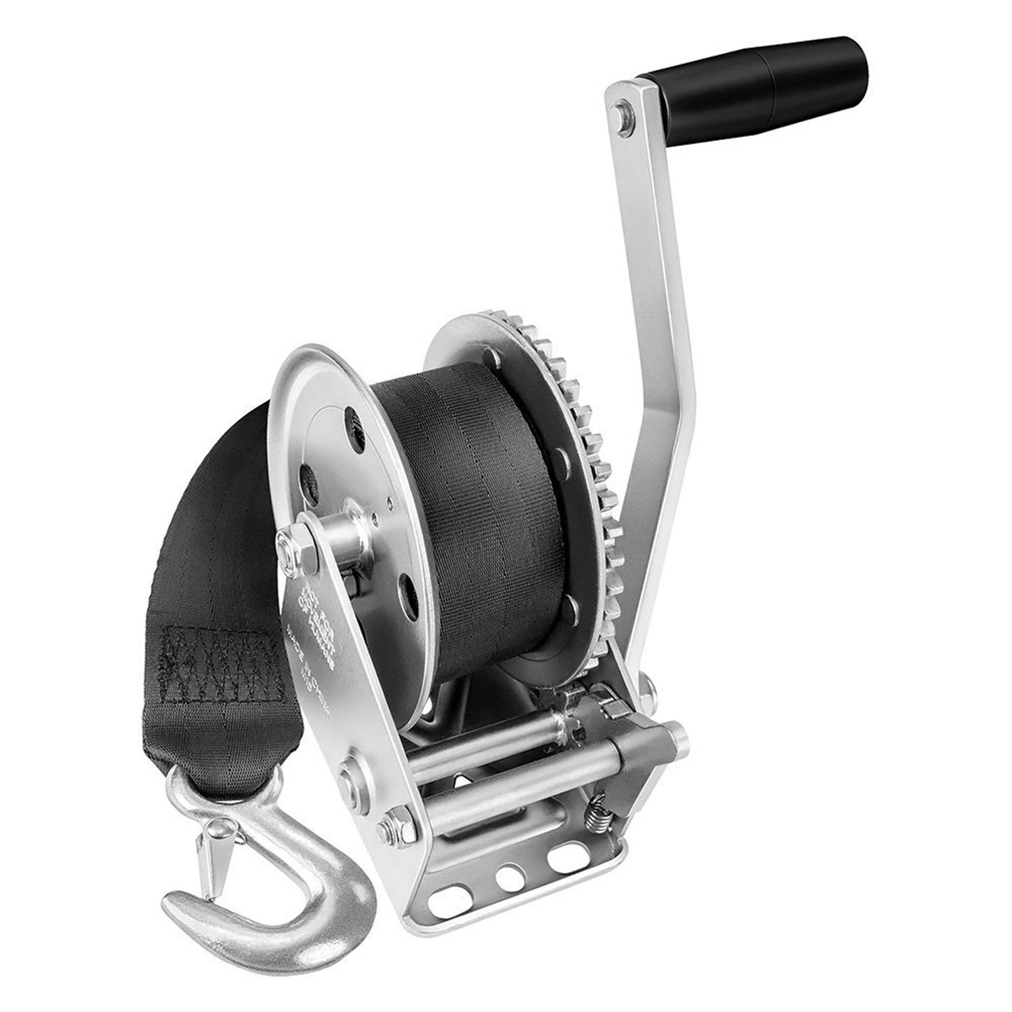 FULTON WINCH, 1100 LBS., SINGLE-SPEED W/20' STRAP