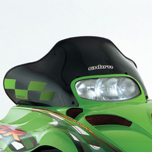 COBRA WINDSHIELD ARCTIC CAT LOW BLACK WITH GREEN CHECKS