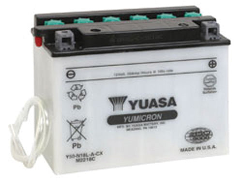 YUASA Y50-N18L-A-CX YUMICRON CX-12 VOLT BATTERY