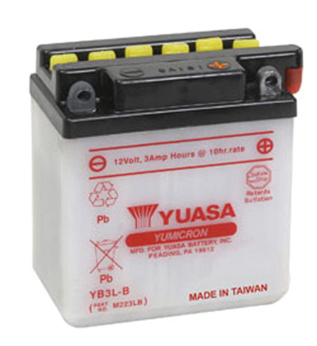 YUASA YB3L-B YUMICRON-12 VOLT BATTERY