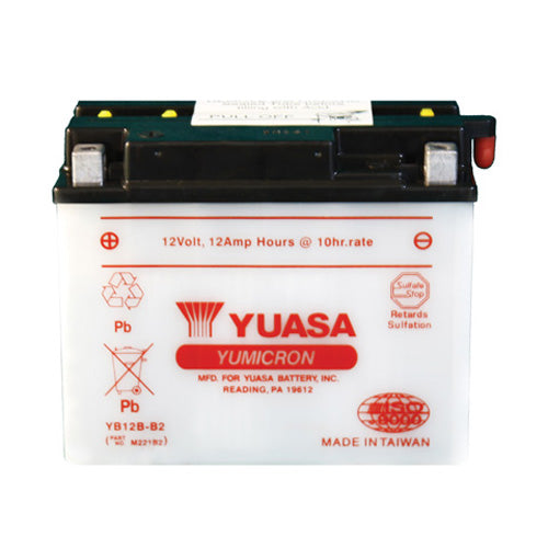 YUASA YB12B-B2 YUMICRON-12 VOLT BATTERY