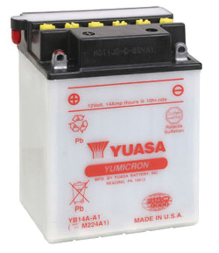 YUASA YB14A-A1 YUMICRON-12 VOLT BATTERY