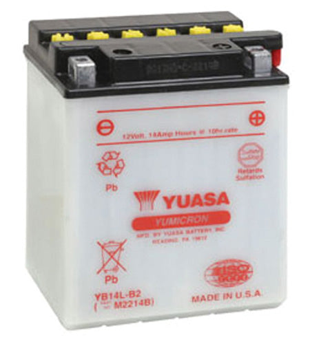 YUASA YB14L-B2 YUMICRON-12 VOLT BATTERY