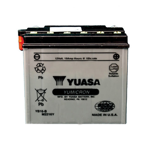 YUASA YB16-B YUMICRON-12 VOLT BATTERY