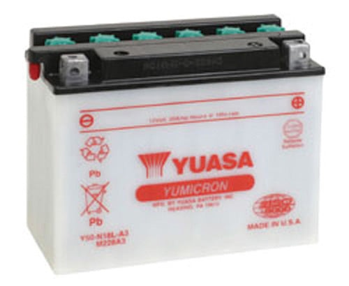 YUASA Y50-N18L-A3 YUMICRON-12 VOLT BATTERY