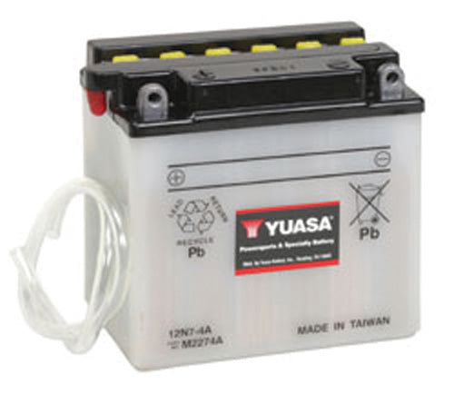 YUASA 12N7-4A CONVENTIONAL 12 VOLT BATTERY