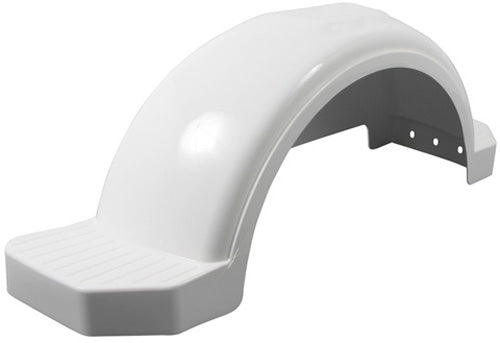 PLASTIC FENDER 13"/WHITE