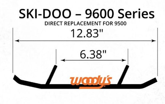 ACE  4'' X 60* TURNING 1 1/2" TRAIL RUNNER SKI DOO