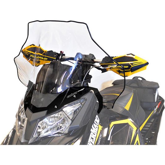 SKI-DOO REV XS  TALL, CLEAR WITH BLACK FADE, 19"