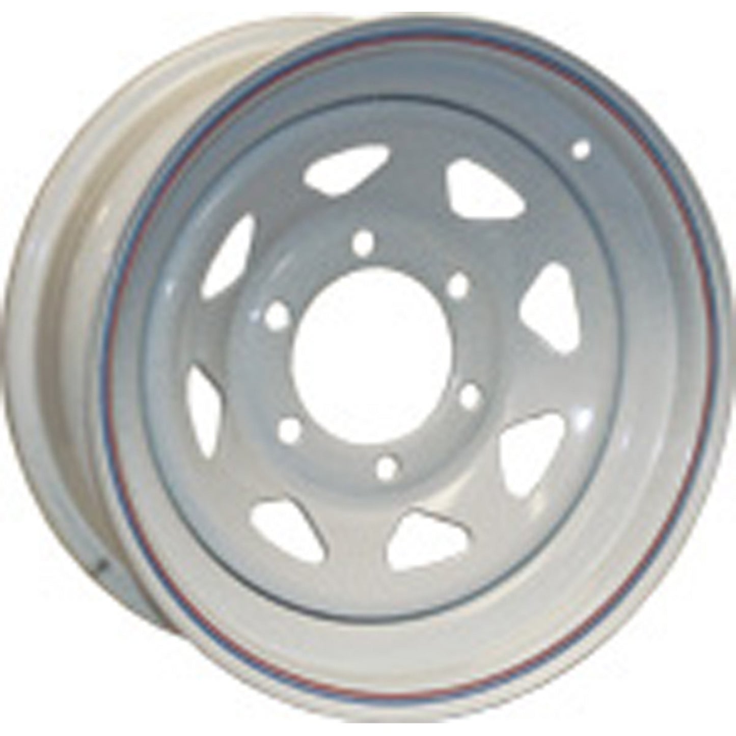 14" WHEEL 5 HOLE/WHITE