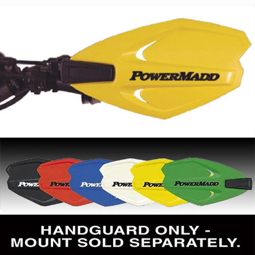 POWERMADD POWER X SERIES HANDGUARDS YELLOW/NO MOUNT