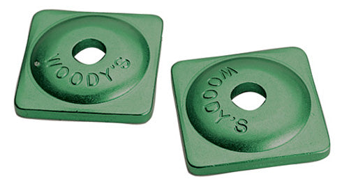 SQUARE ALUMINUM PLATE 7MM GREEN BAG OF 96