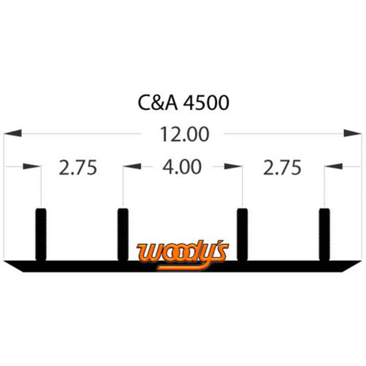 6'' C&A PRO SKI/MINI SKI SNOCROSS CARBIDE RUNNER