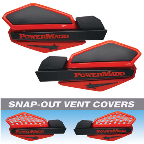 POWERMADD STAR HANDGUARD SYSTEM - RED/BLACK