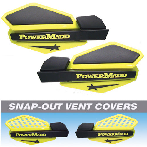 POWERMADD STAR HANDGUARD SYSTEM - SUZUKI YELLOW/BLACK