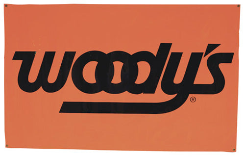 WOODY'S BANNER 30'X72"